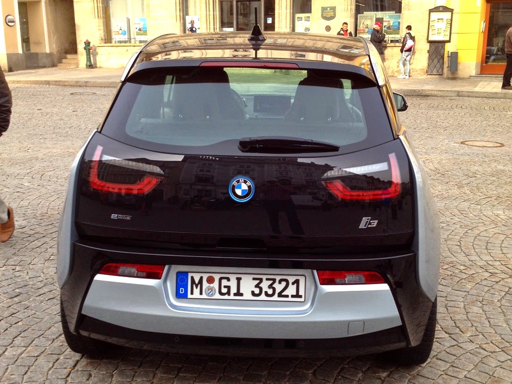 Gerhard unterwegs durch Steyr mit dem BMW i3