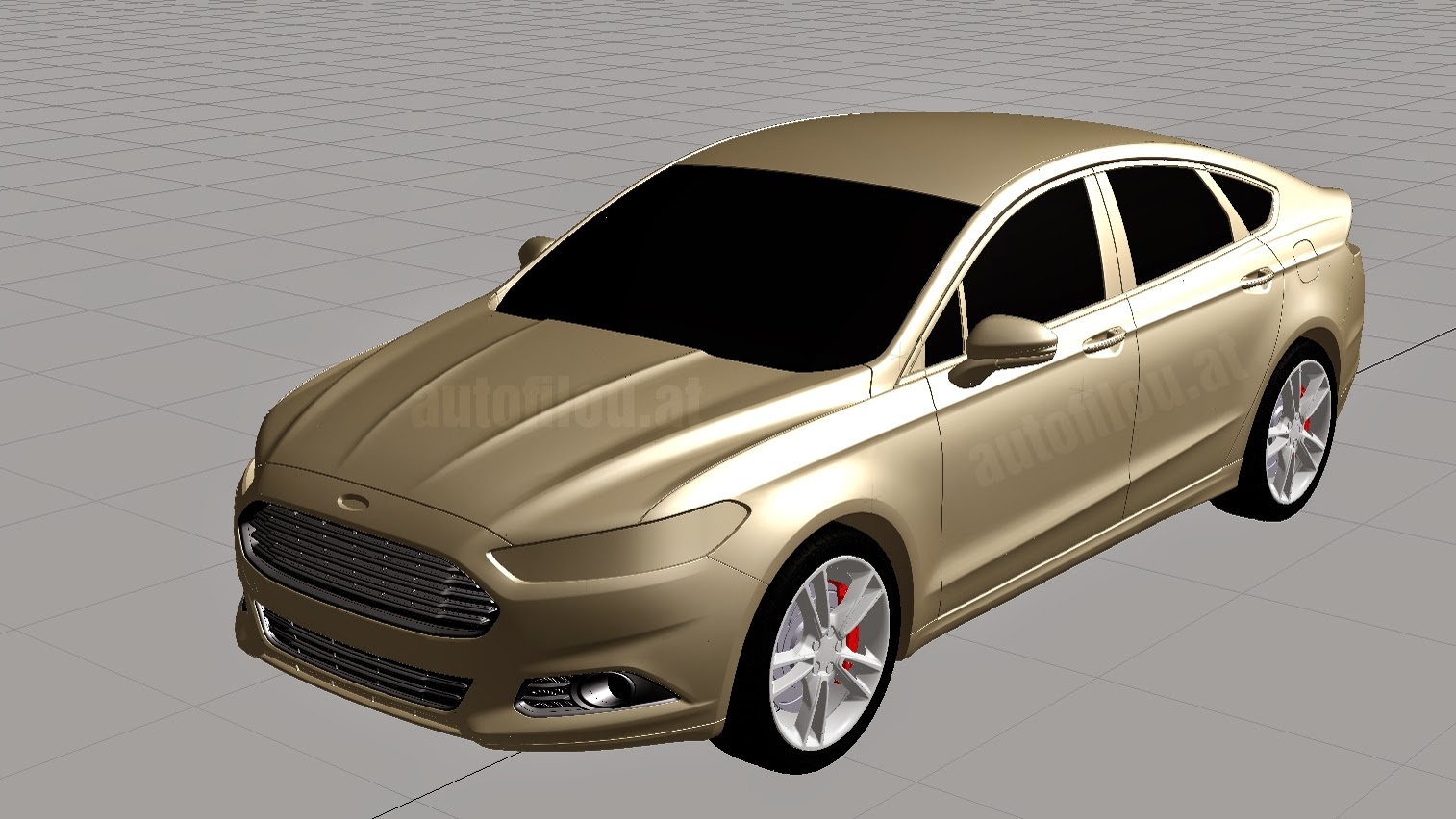2015 Ford Mondeo Limousine 3D-Sketch | Picture © Ford
