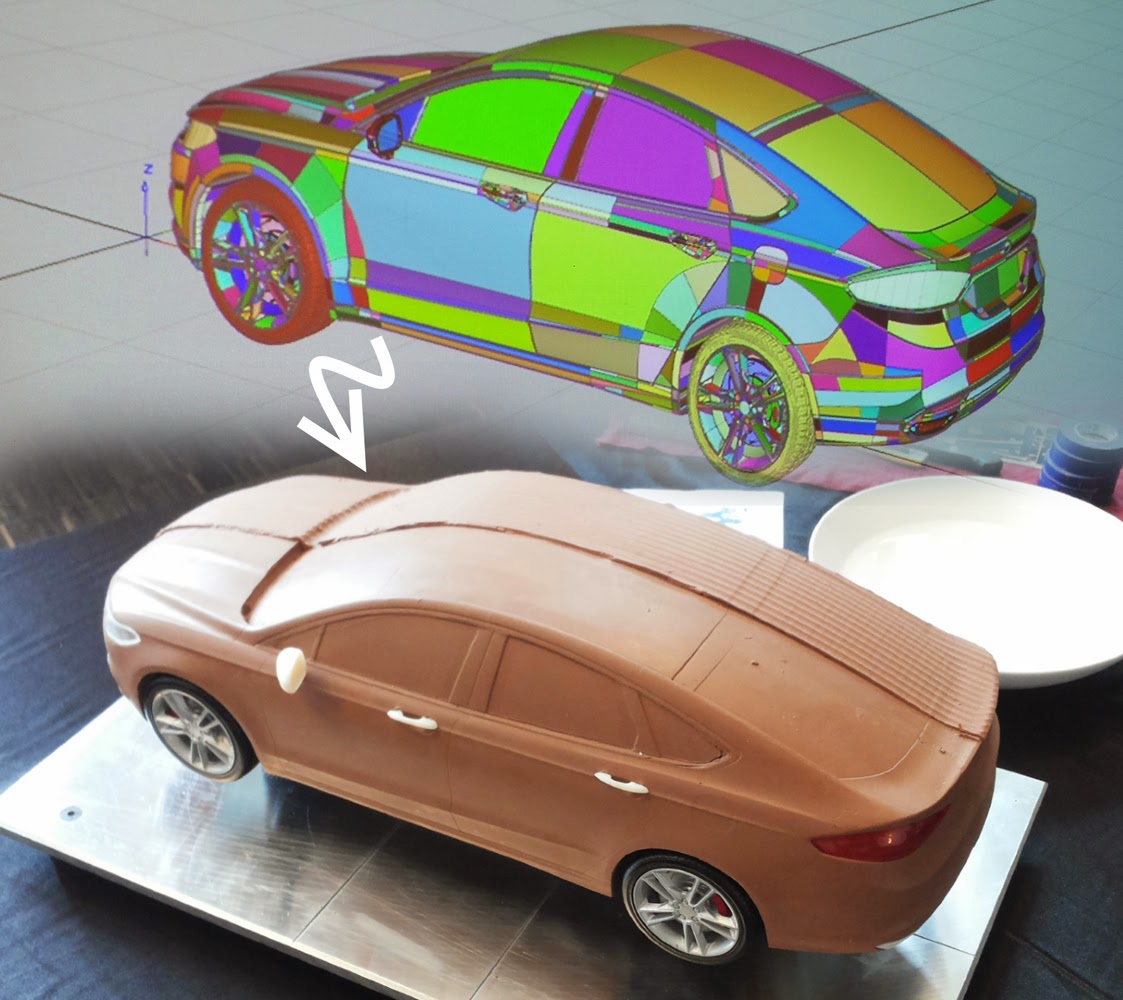 Von der 3D-Grafik zum Clay-Modell des 2015er Ford Mondeo | Photo © Raphael Gürth/autofilou.at