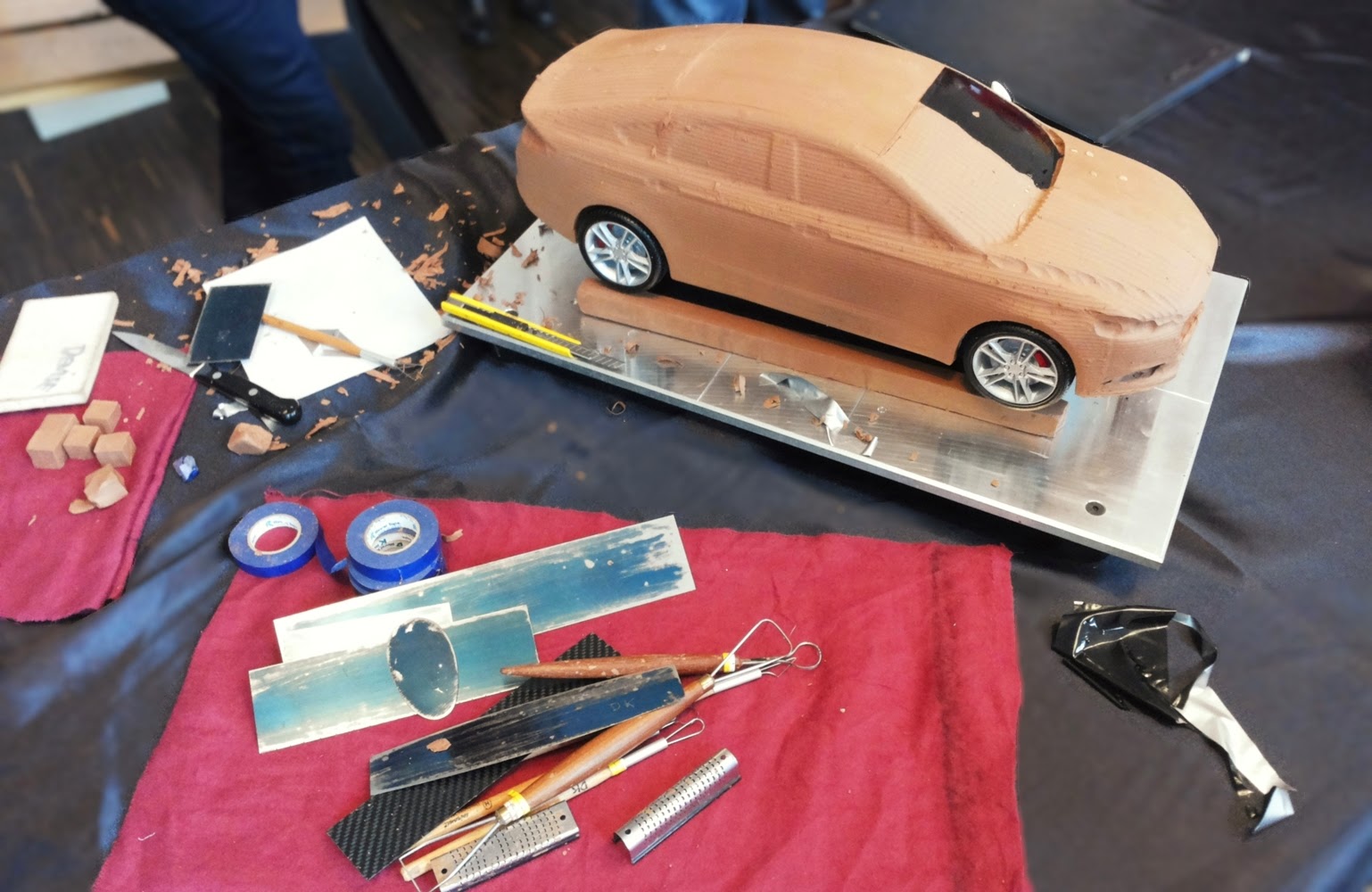 Workshop „Inside the Clay Modelling Studio“ by Ford | Photo © Raphael Gürth/autofilou.at