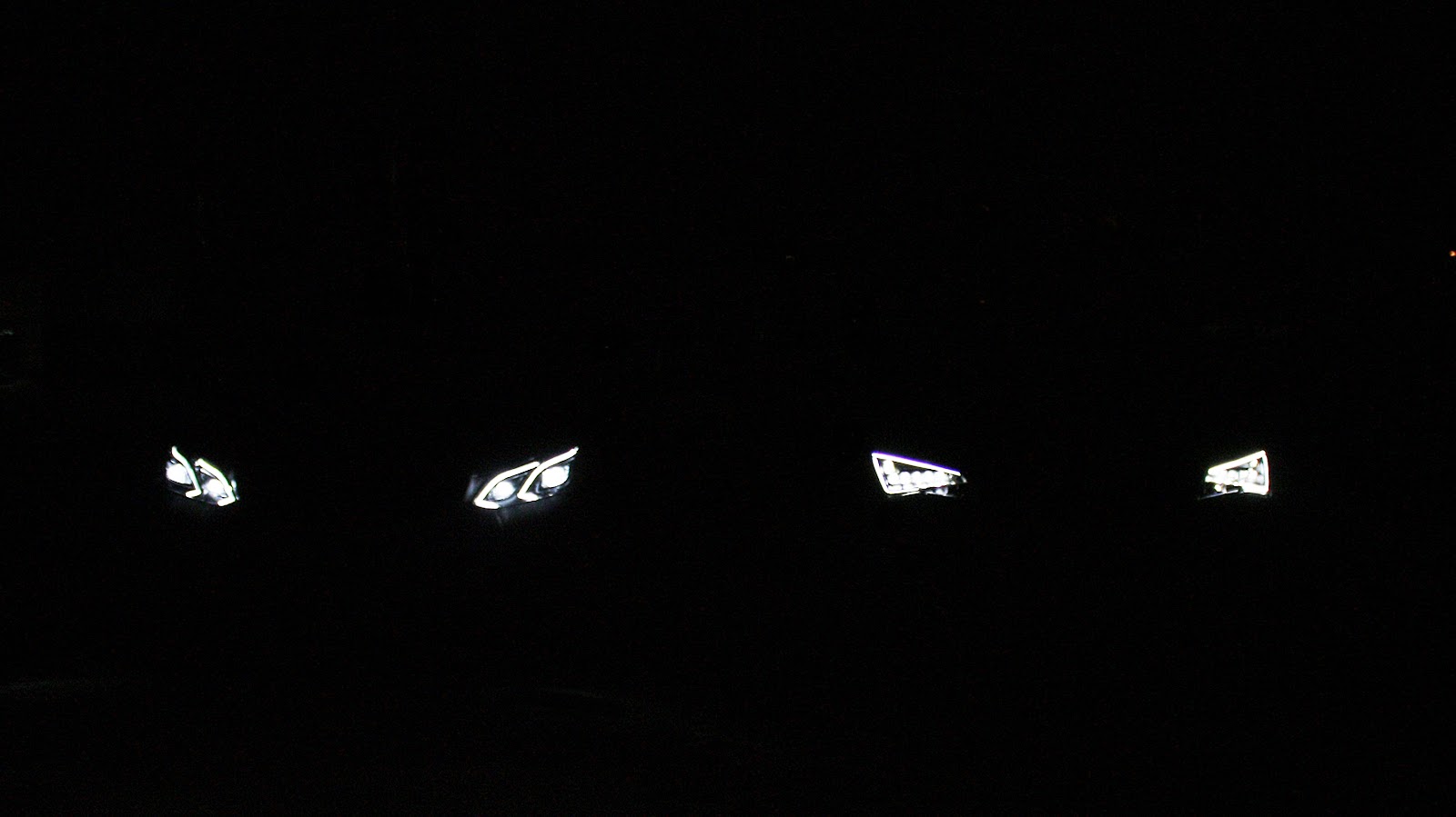 LED-Scheinwerfer-Vergleich: Mercedes-Benz E-Klasse vs. Seat Leon | Photo © Raphael Gürth/autofilou.at