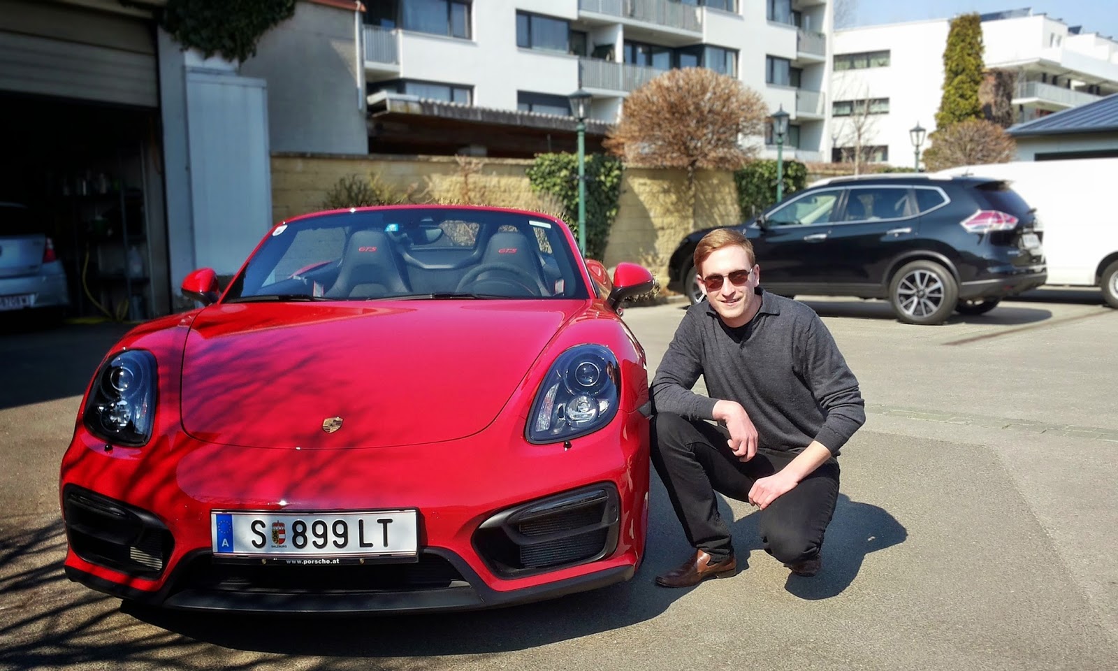 Raphael mit dem 2015er Porsche Boxster GTS | Photo © Alexander Strohmüller/autofilou.at