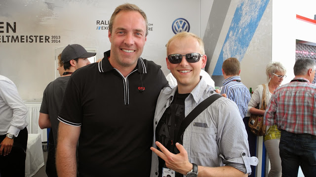 Patrick Simon (Rennfahrer & Moderator) mit Alex von autofilou.at | Photo © Raphael Gürth/autofilou.at