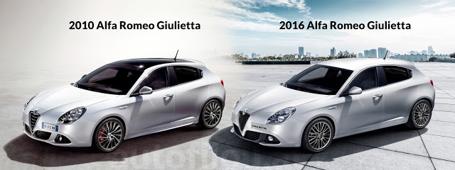 2010 2016 Alfa Romeo Giulietta versus compare comparison vergleich difference