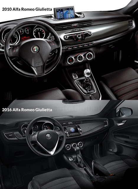 2010 2016 Alfa Romeo Giulietta versus compare comparison vergleich difference