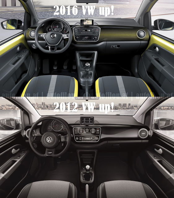 2016 vs. 2012 VW up! Unterschied Vergleich difference Facelift