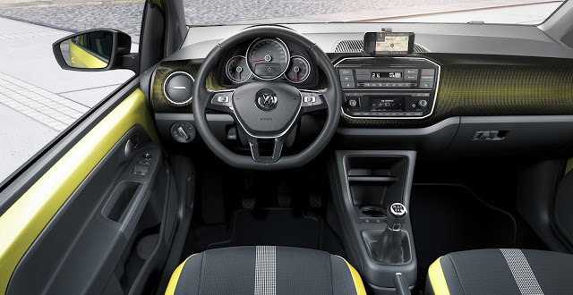 2016 VW up! gold interior interieur innen Facelift 2. generation