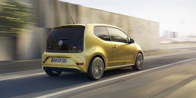 2016 VW up! gold facelift back rear heck hinten led