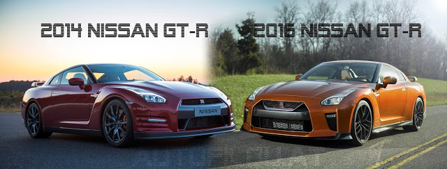 2014 2016 Nissan GT-R Vergleich versus difference Unterschied compare