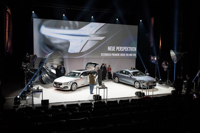 2016 Volvo S90 V90 presentation präsentation wien Museumsquartier vienna