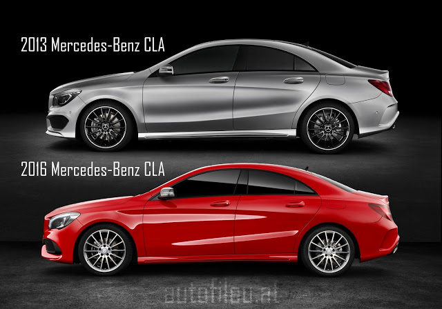 2013 2016 Mercedes CLA difference comparison Vergleich Unterschied versus