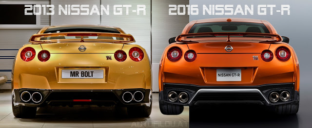 2013 2016 Nissan GT-R Vergleich versus difference Unterschied compare