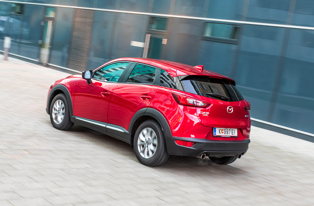 Mazda CX-3 G150 Revolution Top test review red rot