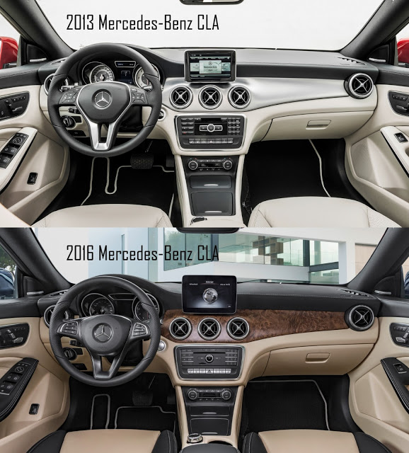 2013 2016 Mercedes CLA difference comparison Vergleich Unterschied versus