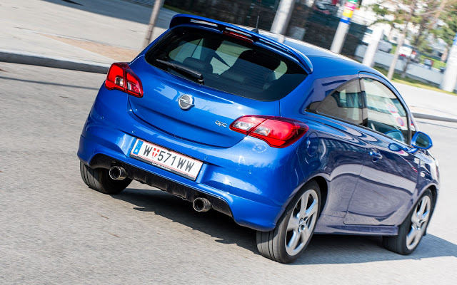 2015 2016 Opel Corsa OPC test review drive blue