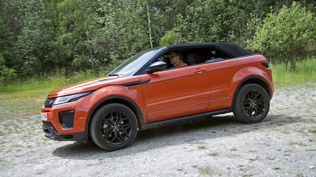 2017 Range Rover Evoque Cabriolet Convertible test review drive