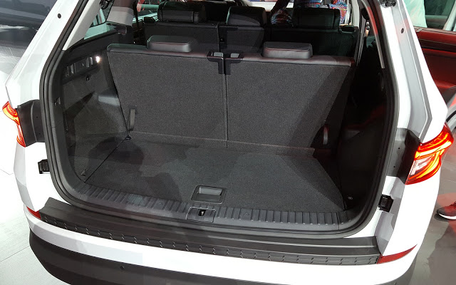 2017 Škoda Kodiaq seat sitze kofferraum luggage space trunk