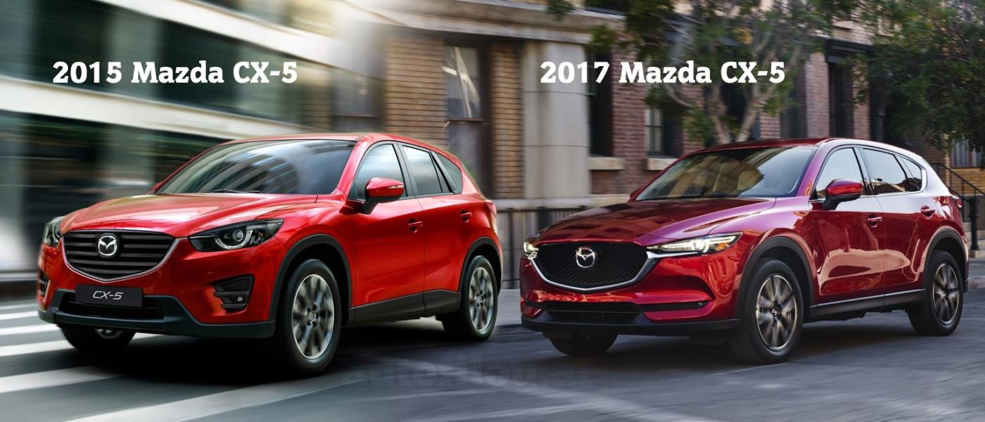 2015 2017 Mazda CX-5 Vergleich difference compare unterschied versus
