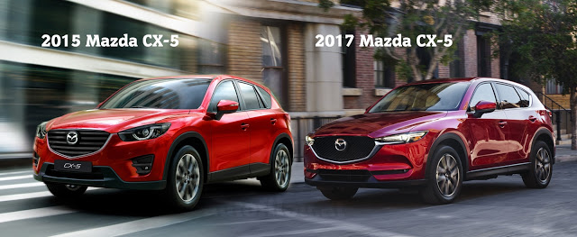2015 2017 Mazda CX-5 Comparison Vergleich versus difference Unterschied