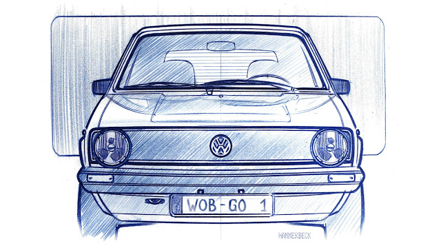 1974 VW Volkswagen Golf I 1 front vorne