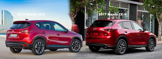 2015 2017 Mazda CX-5 Comparison Vergleich versus difference Unterschied