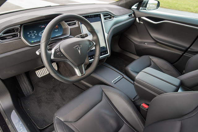 2016 Tesla Model S P90D Ludicrous test drive review fahrbericht