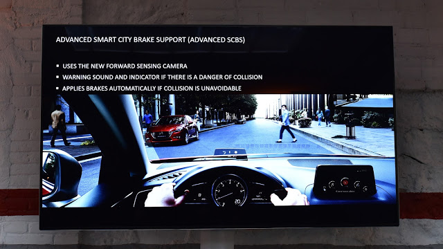 2017 Mazda3 advanced smart city brake support scbs