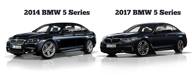 2014 2017 BMW 5 Series Vergleich comparison difference unterschied versus vs.