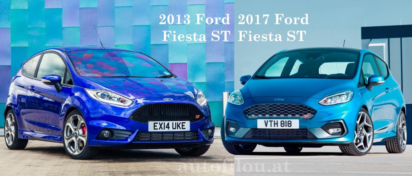 2013 vs 2017 Ford Fiesta ST Vergleich comparison difference changes änderungen neuerungen unterschied
