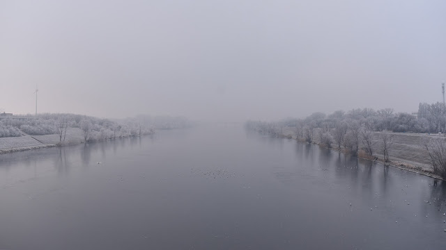 Danube vienna wien neue donau ice eis snow schnee winter