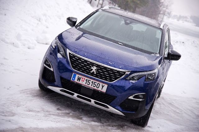 Peugeot Grip-Control Winter Test drive review fahrbericht austria