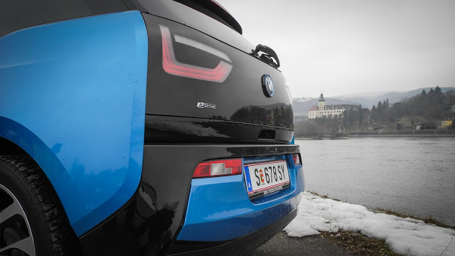 2017 BMW i3 94Ah test drive review fahrbericht blue blau