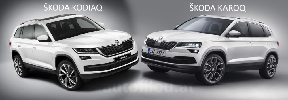 Skoda karoq vs kodiak