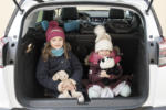 Kinder Urlaub Reise Auto Roadtrip Transport Fahrt Opel Crossland X