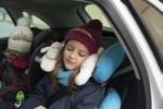 Kinder Urlaub Reise Auto Roadtrip Transport Fahrt Opel Crossland X