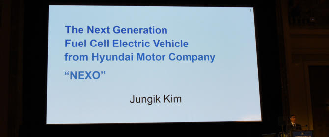 Hyundai NEXO Wasserstoff FCEV Antrieb technik Motor Symposium Hofburg Wien Vienna