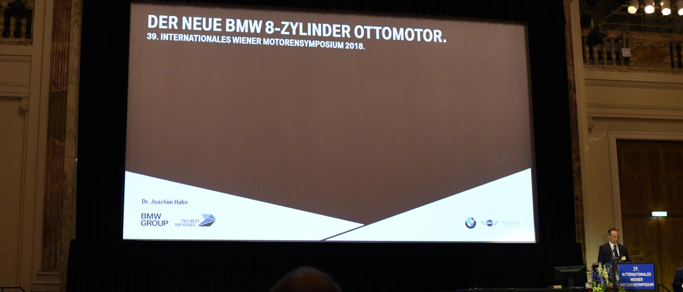 2018 BMW M850i Motor Symposium Engine V8 4,4 Hofburg Vienna technic