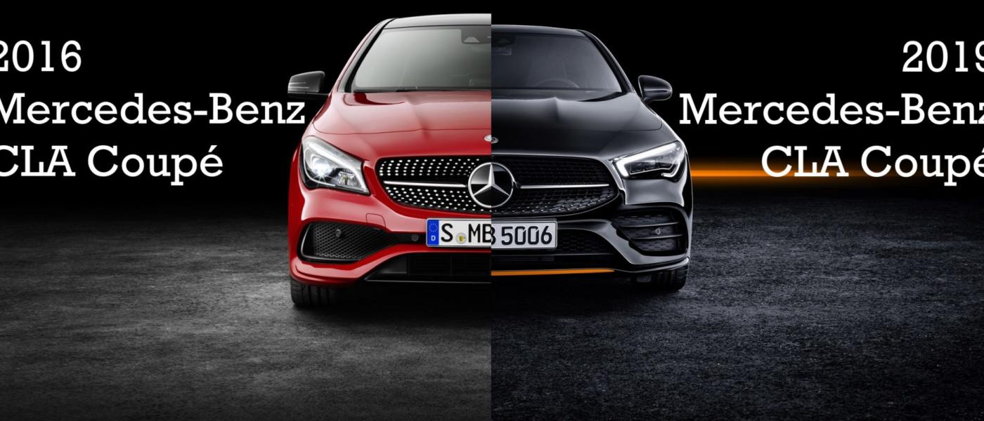 2016 2019 Mercedes-Benz CLA Vergleich versus difference unterschied comparison new old