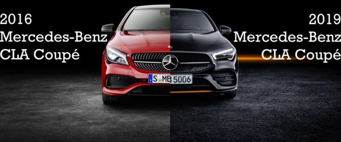 2016 2019 Mercedes-Benz CLA Vergleich versus difference unterschied comparison new old