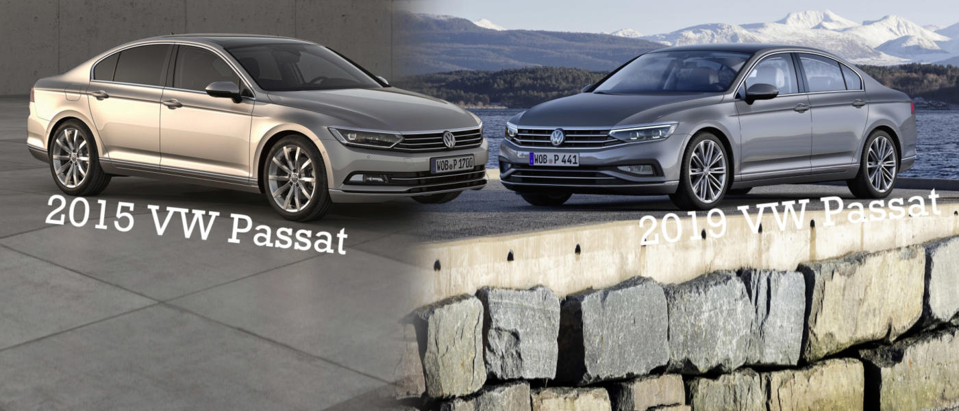 2019 2015 VW Volkswagen Passat Neuerungen Vergleich Unterschied versus Difference Comparison