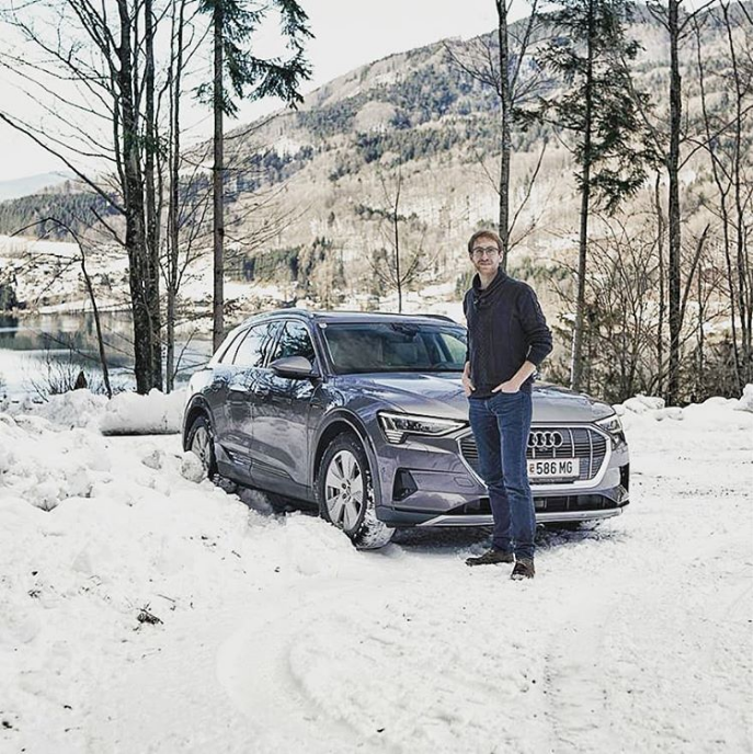 2019 Audi e-tron Test Review fahrbericht snow schnee allrad all wheel drive awd 4wd quattro