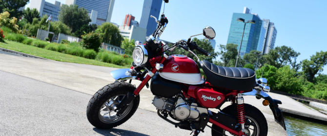 2019 Honda Monkey 125 test review fahrbericht red rot