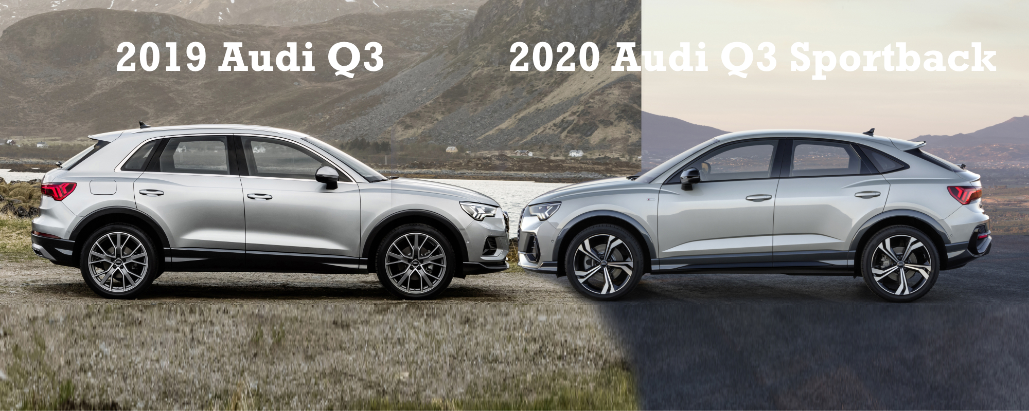 VERGLEICH 2019 Audi Q3 vs. 2020 Audi Q3 Sportback autofilou