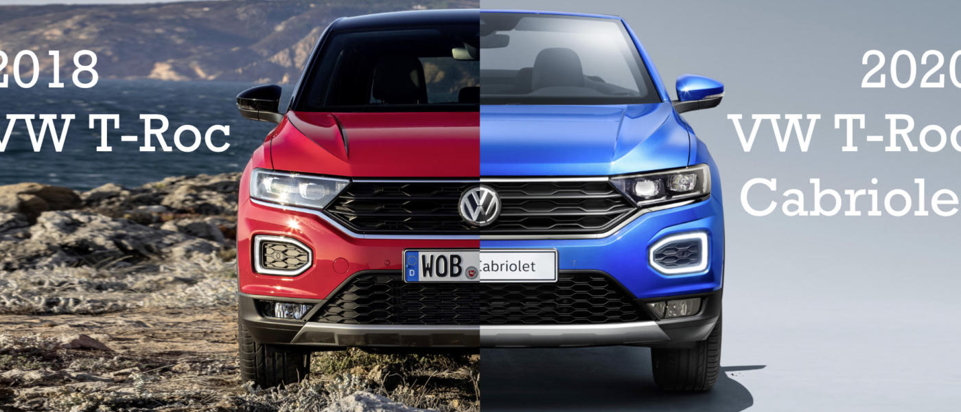 2018 2019 2020 VW T-Roc Cabriolet Vergleich Unterschied Difference Comparison