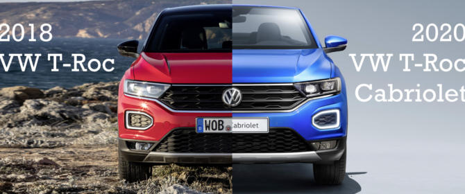 2018 2019 2020 VW T-Roc Cabriolet Vergleich Unterschied Difference Comparison