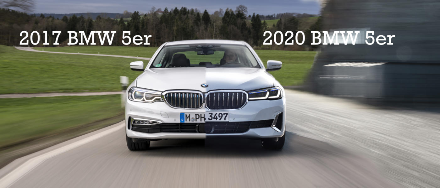 2017 2020 BMW 5 Series 5er Comparison Vergleich Änderungen Neuerungen changes differences