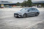 Mercedes-Benz CLA 200 d Shootin Brake Parkplatz