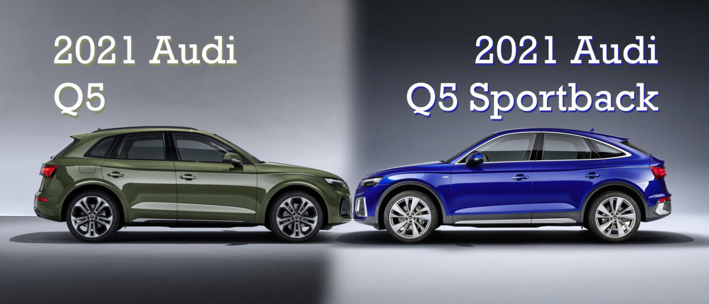2021 Audi Q5 vs. Q5 Sportback Vergleich Difference Unterschiede Side-to-Side Comparison