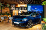 CUPRA Born Alpha Blau Aurora Blue Front Scheinwerfer Exterieur