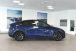 2022 Tesla Model Y Blau Blue Side Seite Silhouette Austria Österreich Infos Preise Start